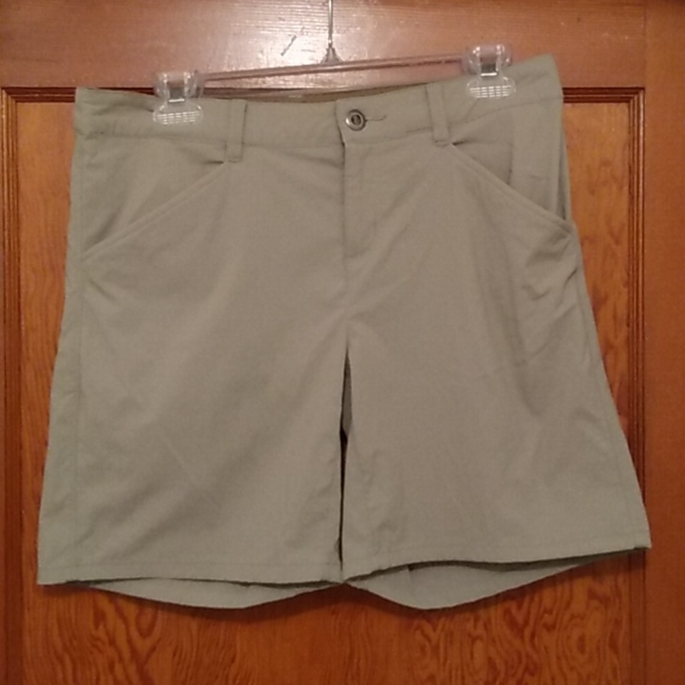 Patagonia Women's Athletic Shorts in Light Sage Green